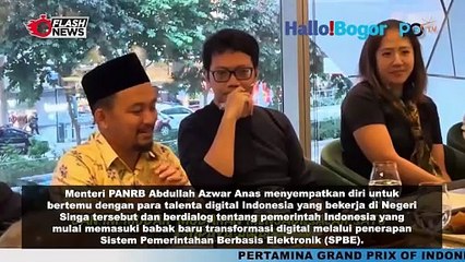 Menteri Anas Bahas Transformasi Digital dengan Talenta Indonesia di Singapura