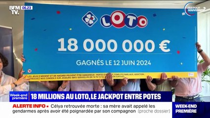 Un groupe de huit amis remporte 18 millions d'euros en Gironde