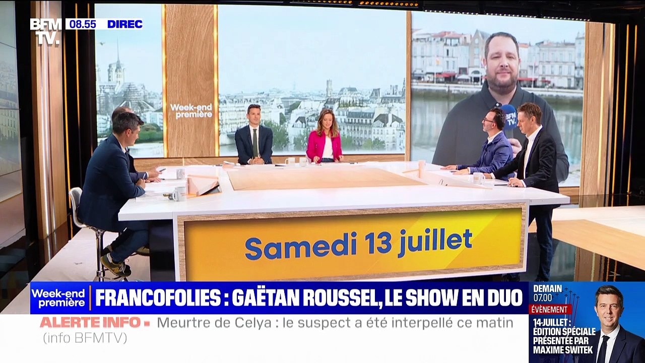 Calogero, Renaud, Daniel Auteuil... Aux Francofolies, Gaëtan Roussel invite une dizaine d'artistes sur scène, pour fêter les 40 ans du festival