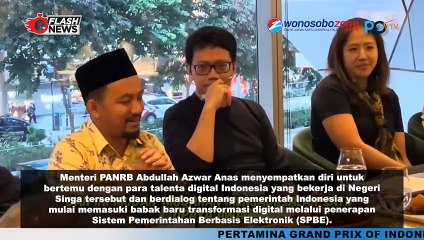 Bertemu Para Diaspora di Singapura, Menteri Anas Bahas Transformasi Manajemen Talenta Digital