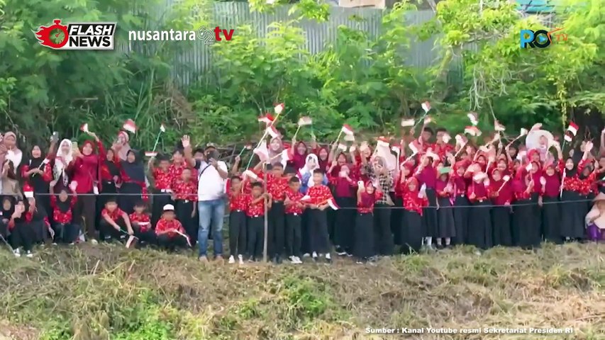 Kunker ke Lampung, Jokowi Tinjau Pompanisasi di Lampung Selatan