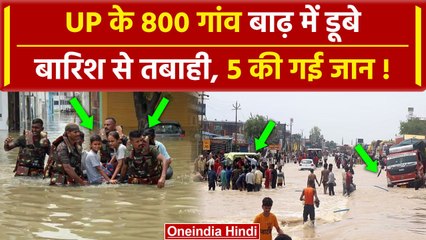 Delhi-UP Flood: UP के 800 गांव बाढ़ में डूबे, 5 की गई जान | Munak Nahar Video | वनइंडिया हिंदी
