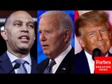 Hakeem Jeffries Asked If Biden Questions Are Distracting From Trump's Issues