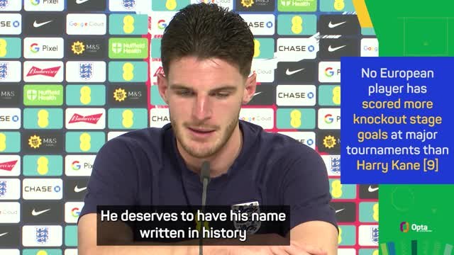 Rice believes Kane deserves to have 'his name written in history'