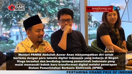 Menteri Anas Bertemu Diaspora di Singapura Bahas Transformasi Manajemen Talenta Digital