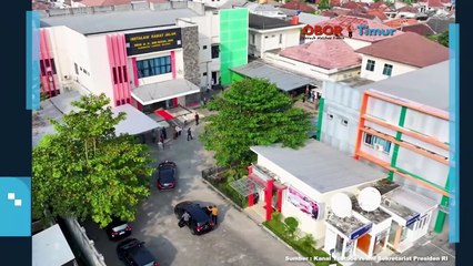 PRESIDEN JOKOWI TINJAU PELAYANAN KESEHATAN DI RSUD BOB BAZAR, LAMPUNG