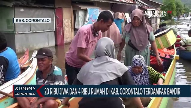 Lebih Dari 20 Ribu Jiwa & Ribuan Rumah di Kabupaten Gorontalo Terdampak Banjir Luapan Danau Limboto