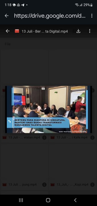 Bertemu Para Diaspora di Singapura, Menteri Anas Bahas Transformasi Manajemen Talenta Digital