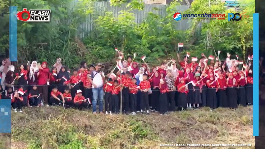 Kunjungan Kerja ke Lampung, Jokowi Tinjau Pompanisasi di Lampung Selatan