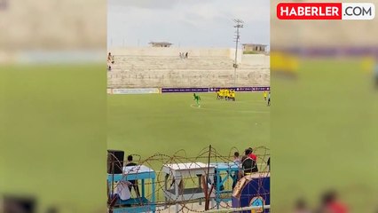 Yok artık daha neler! Somali Ligi'nde atılan penaltıya bakın