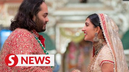 Bollywood and Hollywood stars attend wedding of Mukesh Ambani's son