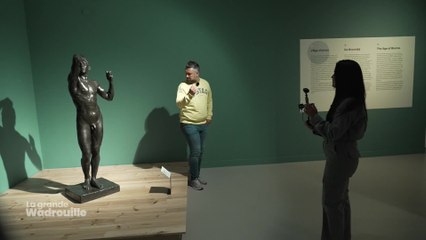 Nos deux Wadrouilleurs, Alessia et Quentin, sont arrivés à Mons : ils sont partis à la rencontre de Rodin