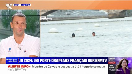"Je n'ai jamais été sur la qualité de l'eau et sur la tenue des épreuves": Alexis Hanquinquant réagit après sa baignade dans la Seine avec la ministre des Sports