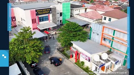 Presiden Jokowi Tinjau Pelayanan Kesehatan di RSUD Bob Bazar, Lampung