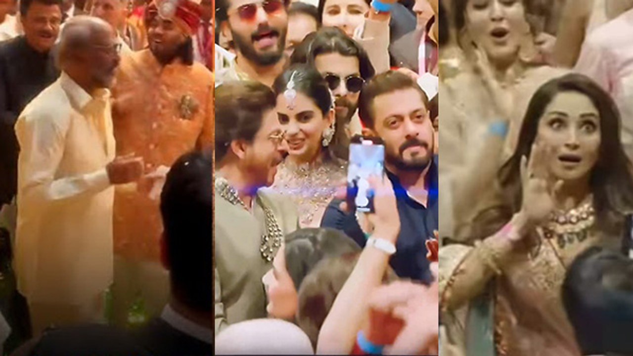 Anant Radhika Wedding: SRK, Salman, Baba Ramdev, Rajinikanth & Other Celebs Dance Inside Video Viral