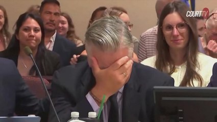 Moment Alec Baldwin breaks down as Rust trial thrown out by judge