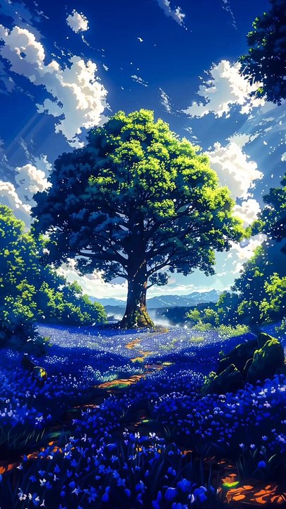 Lost in the sea of blue
