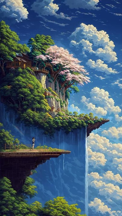 Serenity's spot   peaceful cliff high