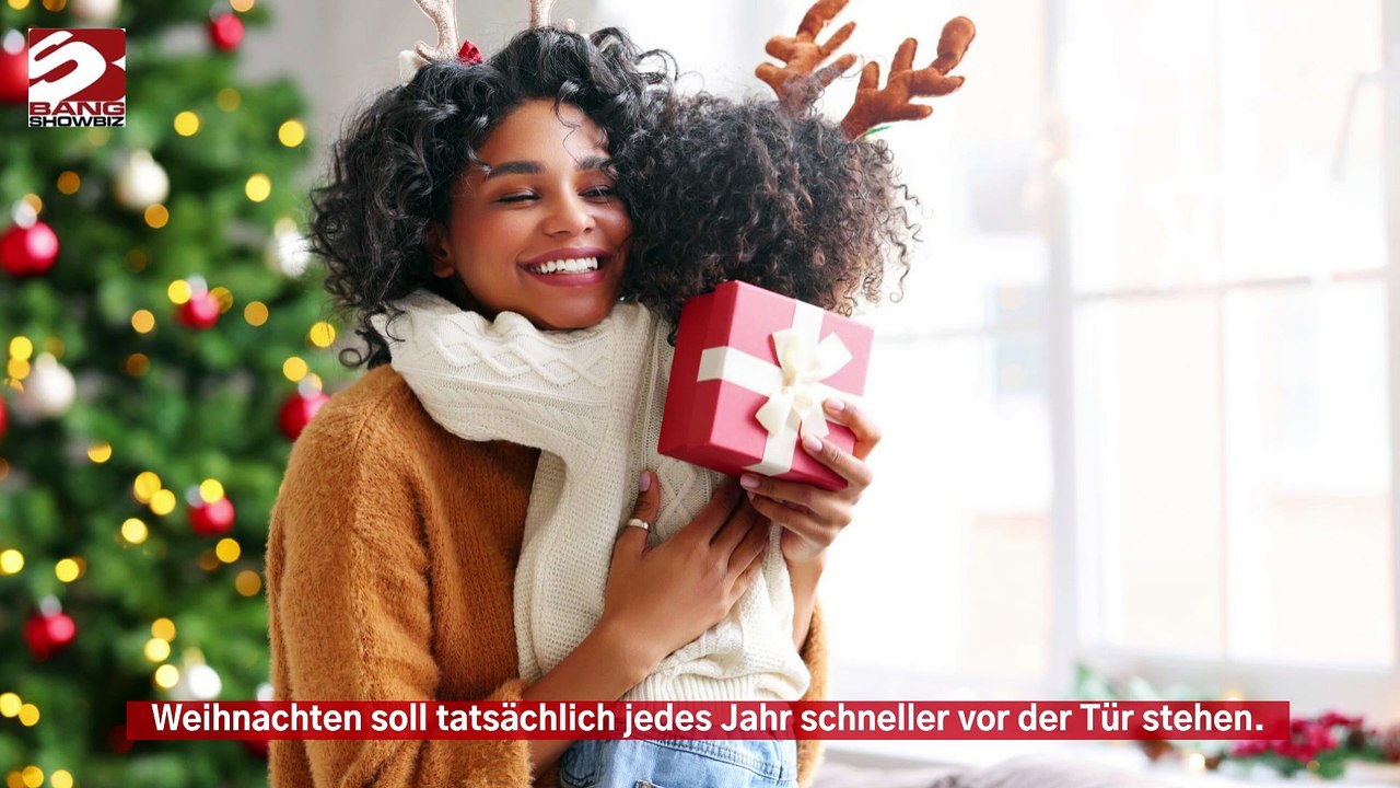 Weihnachten kommt jedes Jahr schneller