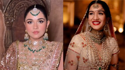 Radhika Merchant Wedding Bridal & Sister Anjali Merchant Look Compare Video,Public Reaction..|