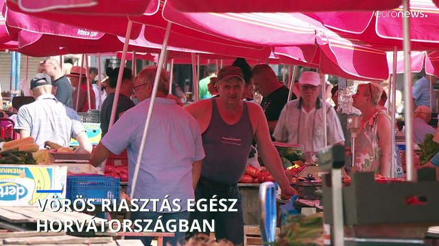 Vörös riasztás Horvátországban is