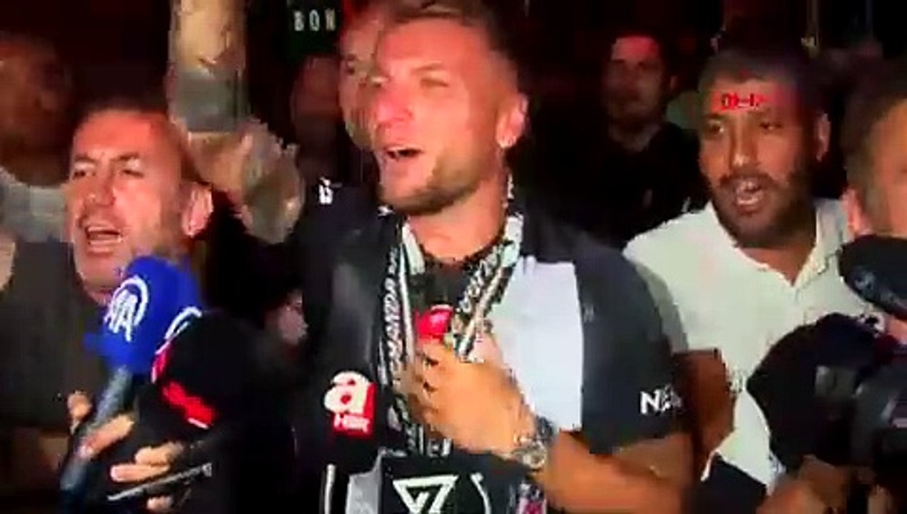 Beşiktaş'ın yeni golcüsü Ciro Immobile, İstanbul'a geldi