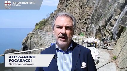 Via dell'Amore, il cantiere per la messa in sicurezza