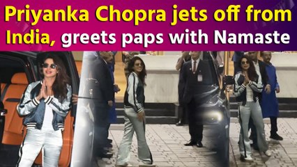 Priyanka Chopra snapped at Mumbai airport in Sporty Avatar