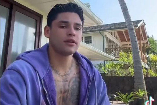 Ryan García se disculpa por todas sus acciones y promete cambiar sus malos hábitos