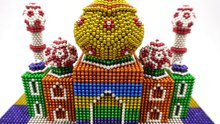 DIY - How To Make Taj Mahal with Magnetic Balls Satisfaction 100% (ASMR - Part 1)