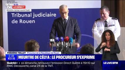 Mort de Célya: l'alerte enlèvement "a permis de localiser rapidement le véhicule du ravisseur présumé", indique le procureur de la République de Rouen