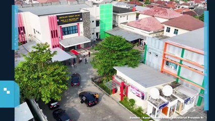 Presiden Jokowi Tinjau Pelayanan Kesehatan di RSUD Bob Bazar Lampung