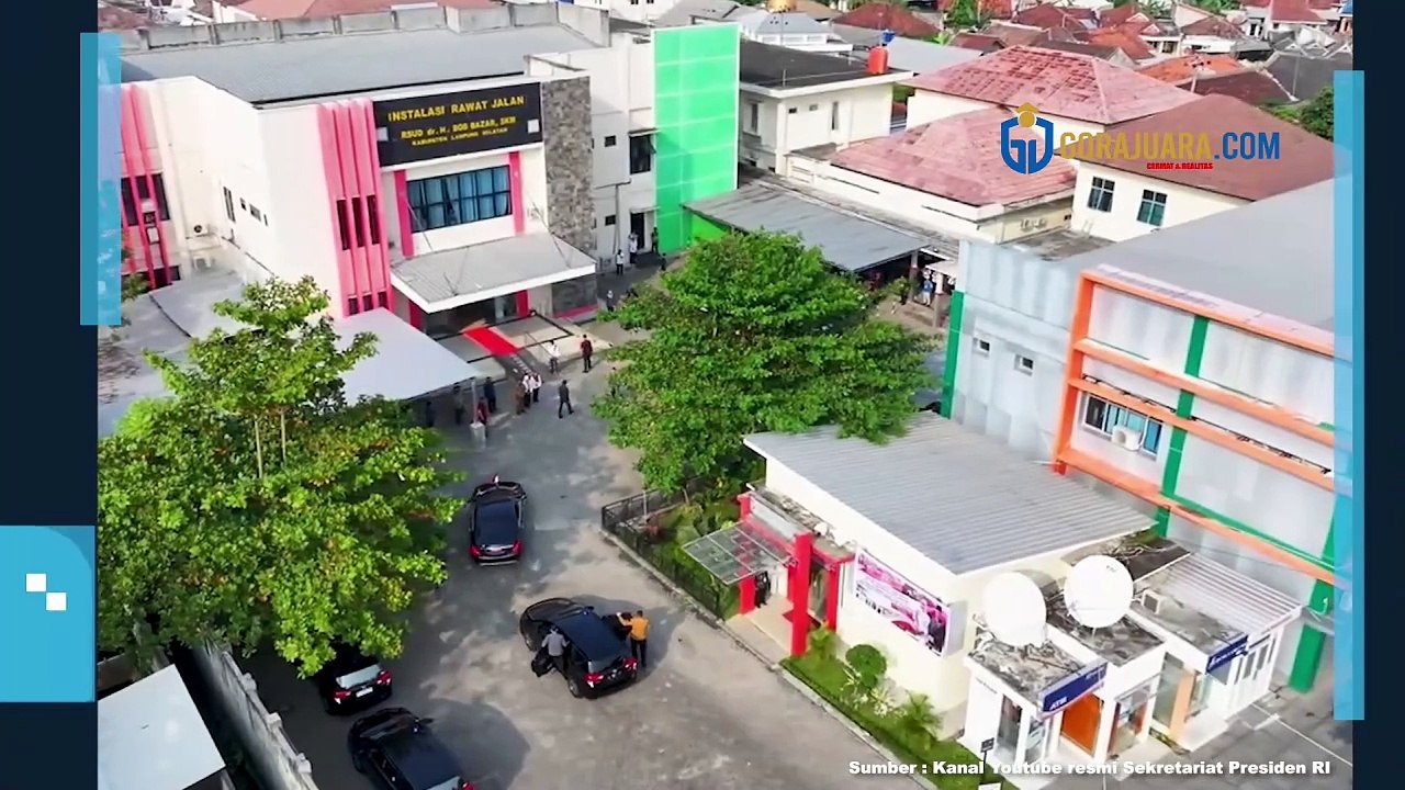 PRESIDEN JOKOWI TINJAU PELAYANAN KESEHATAN DI RSUD BOB BAZAR, LAMPUNG