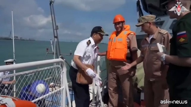 Due navi da guerra russe arrivano nel porto cinese di Zhanjiang