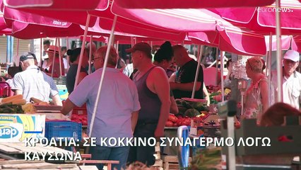 Κροατία: Σε κόκκινο συναγερμό λόγω καύσωνα- Κορύφωση το Σαββατοκύριακο