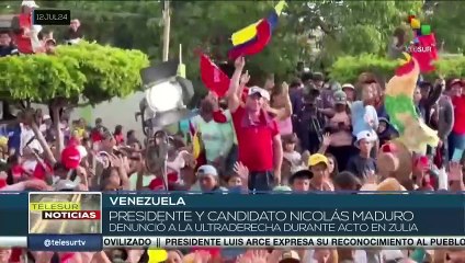Nicolás Maduro denunció a la ultraderecha durante acto en Zulia