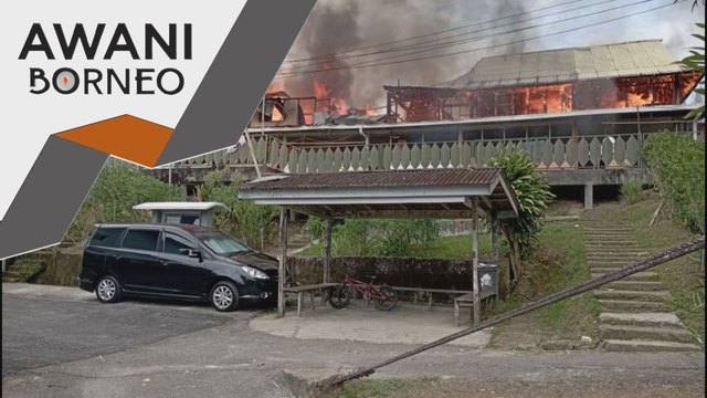 Rumah Panjang musnah, 43 penduduk tinggal sehelai sepinggang