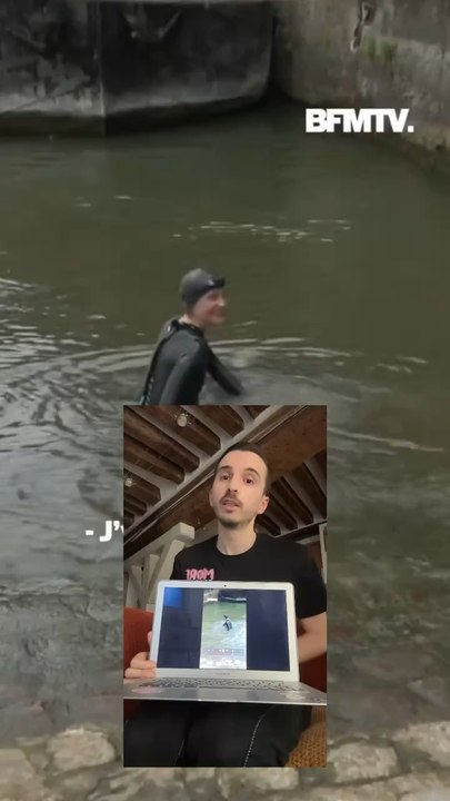 La ministre des Sports, Amélie Oudéa-Castera, a plongé dans la Seine ce samedi 13 juillet, à 13 jours des JO