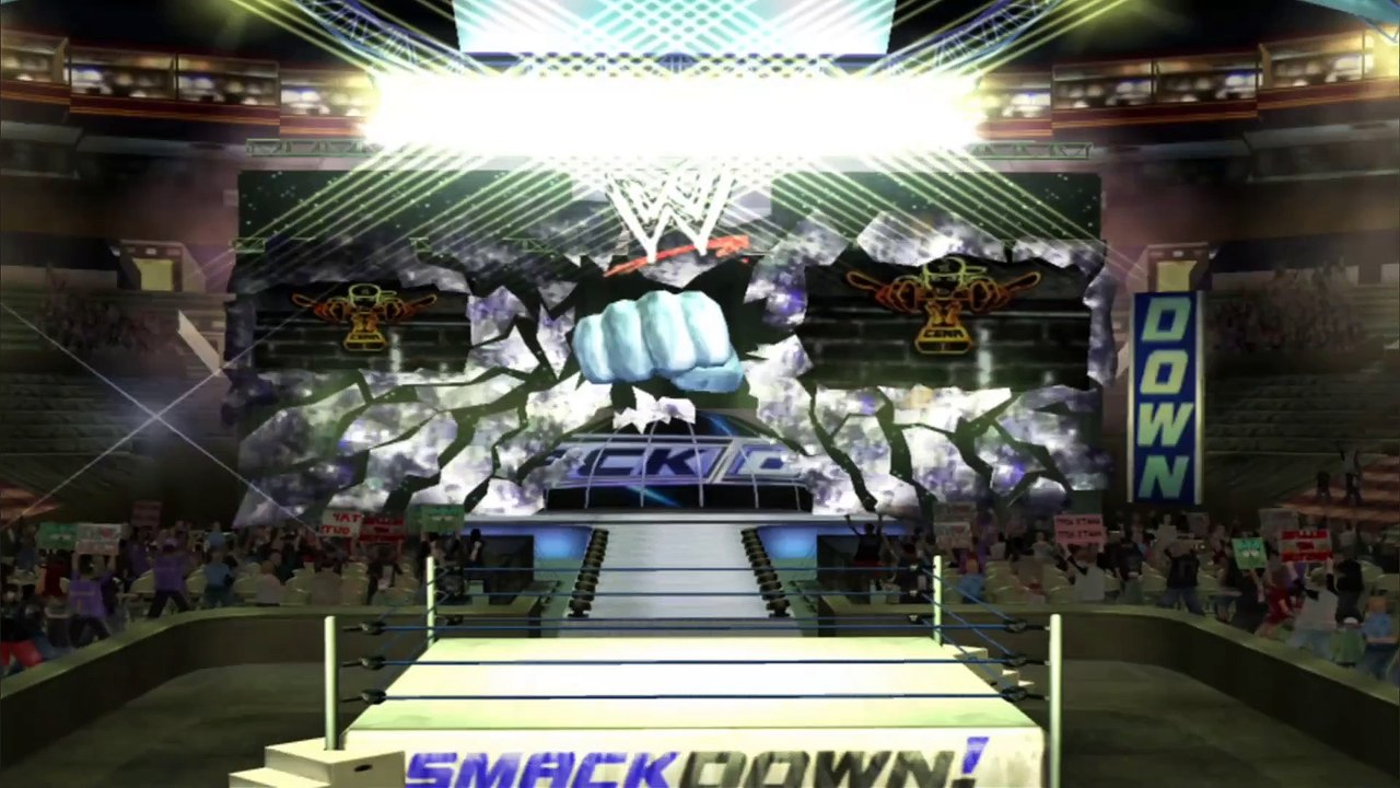 WWE John Cena vs Luther Reigns SmackDown 22 Jul 2004 | SmackDown vs Raw ...