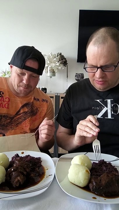 Rindsrouladen Klöße Blaukraut mit Dahaniel