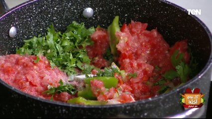 طريقة عمل يخني البطاطس وملوخية بالمشروم مع الشيف فيفيان