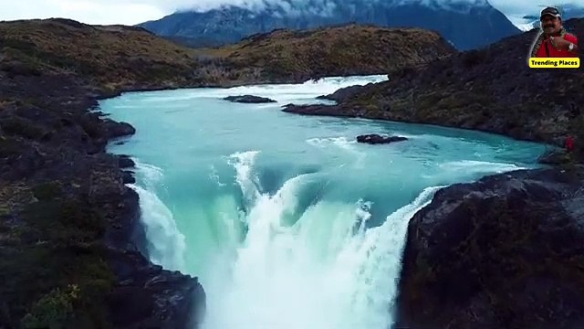 Salto Grande Waterfall in Torres Del Paine Park, Chile