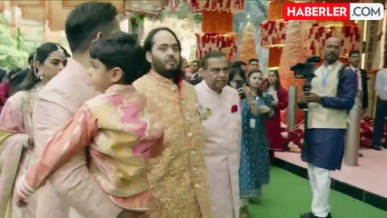 Asya kıtasının en zengin adamı Hintli milyarder Anant Ambani, oğlunu 600 milyon dolarlık bir düğünle evlendirdi