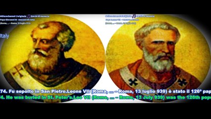 Download Video: Papa Giovanni III · vescovo di roma / Papa Leone VII  - vescovo di roma