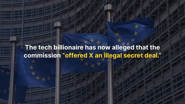 Elon Musk Reveals European Commission Offered X 'Illegal Secret Deal' To Censor Free Speech As Thierry Breton Slams Platform's 'Blue Checks' As Deceptive