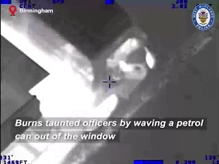 Footage shows Birmingham robber taunting police after stealing 12 tonne lorry