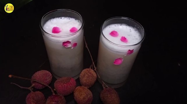 Litchi Juice | Lychee Juice | Summer Refreshing Drink