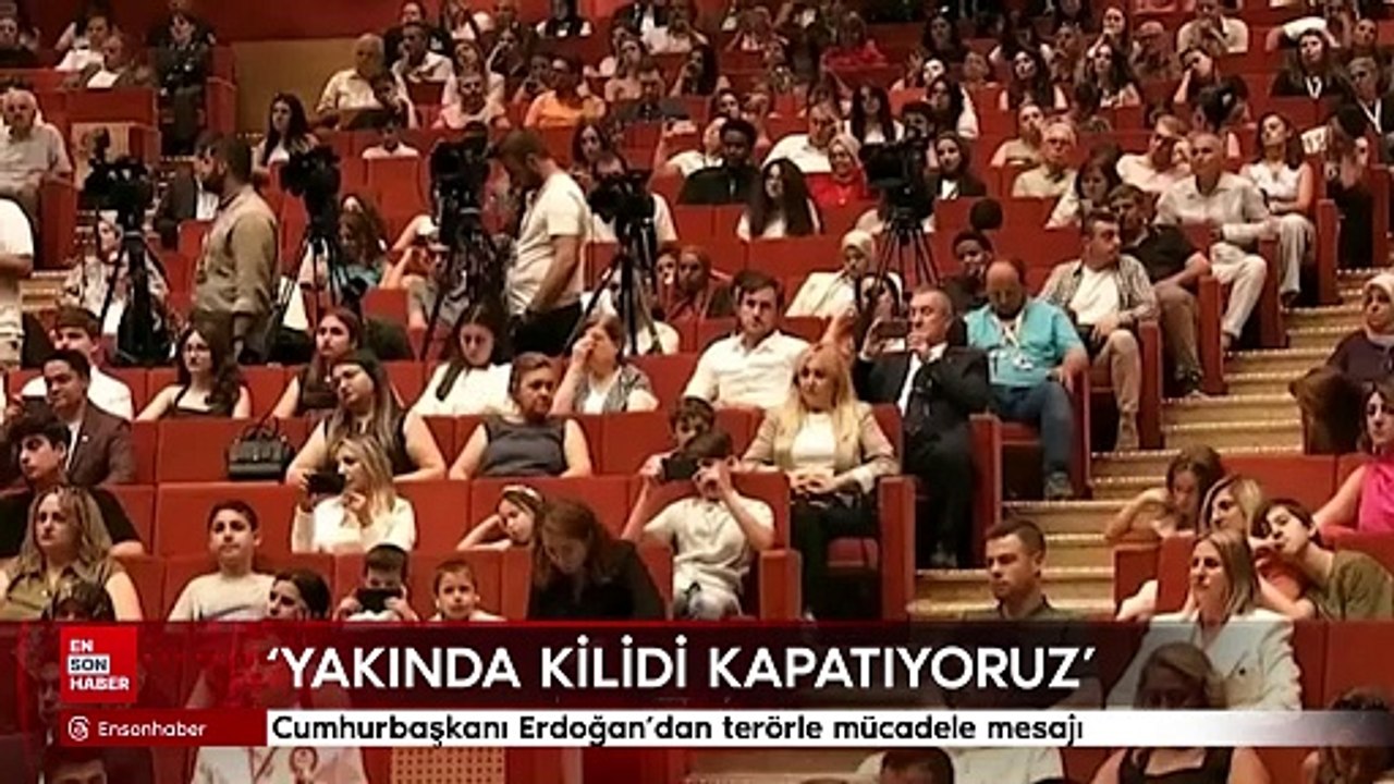 Cumhurbaşkanı Erdoğan'dan terörle mücadele mesajı: Yakında kilidi kapatıyoruz