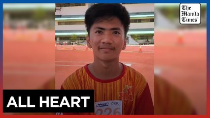 High School student nets 3 golds in athletics on one leg