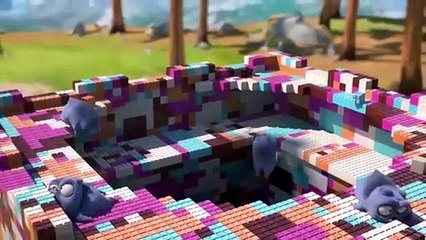 Grizzy et les Lemmings s'affrontent avec des Lego ! - Grizzy & les Lemmings